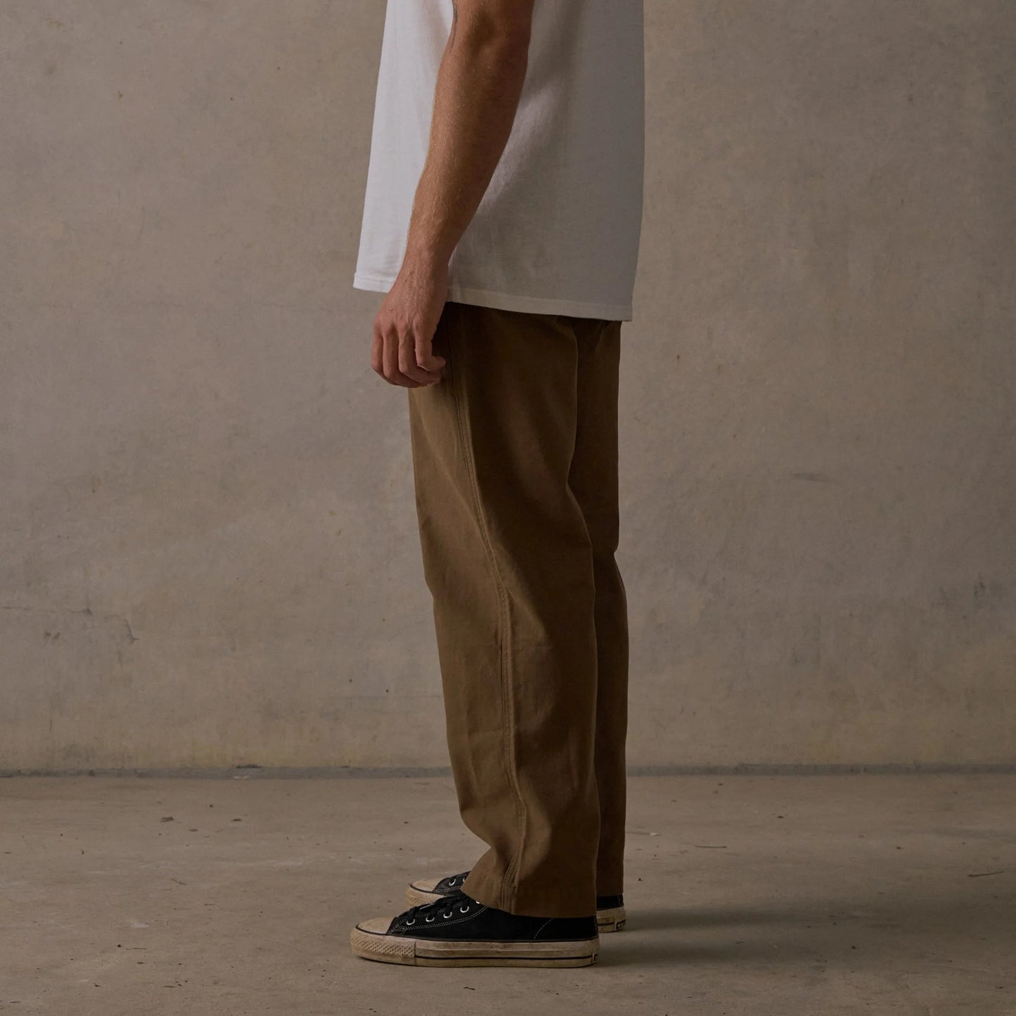 Mctavish Relaxed Twill Pant Brown