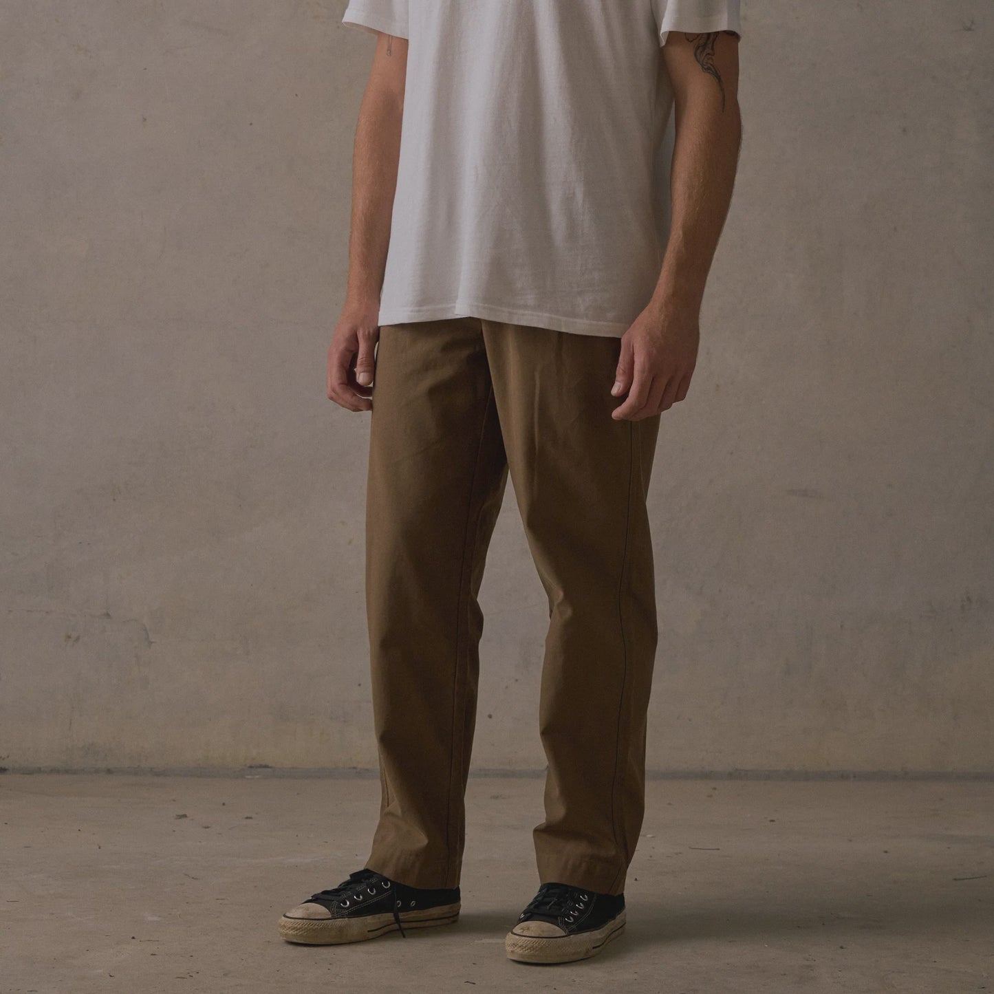 Mctavish Relaxed Twill Pant Brown