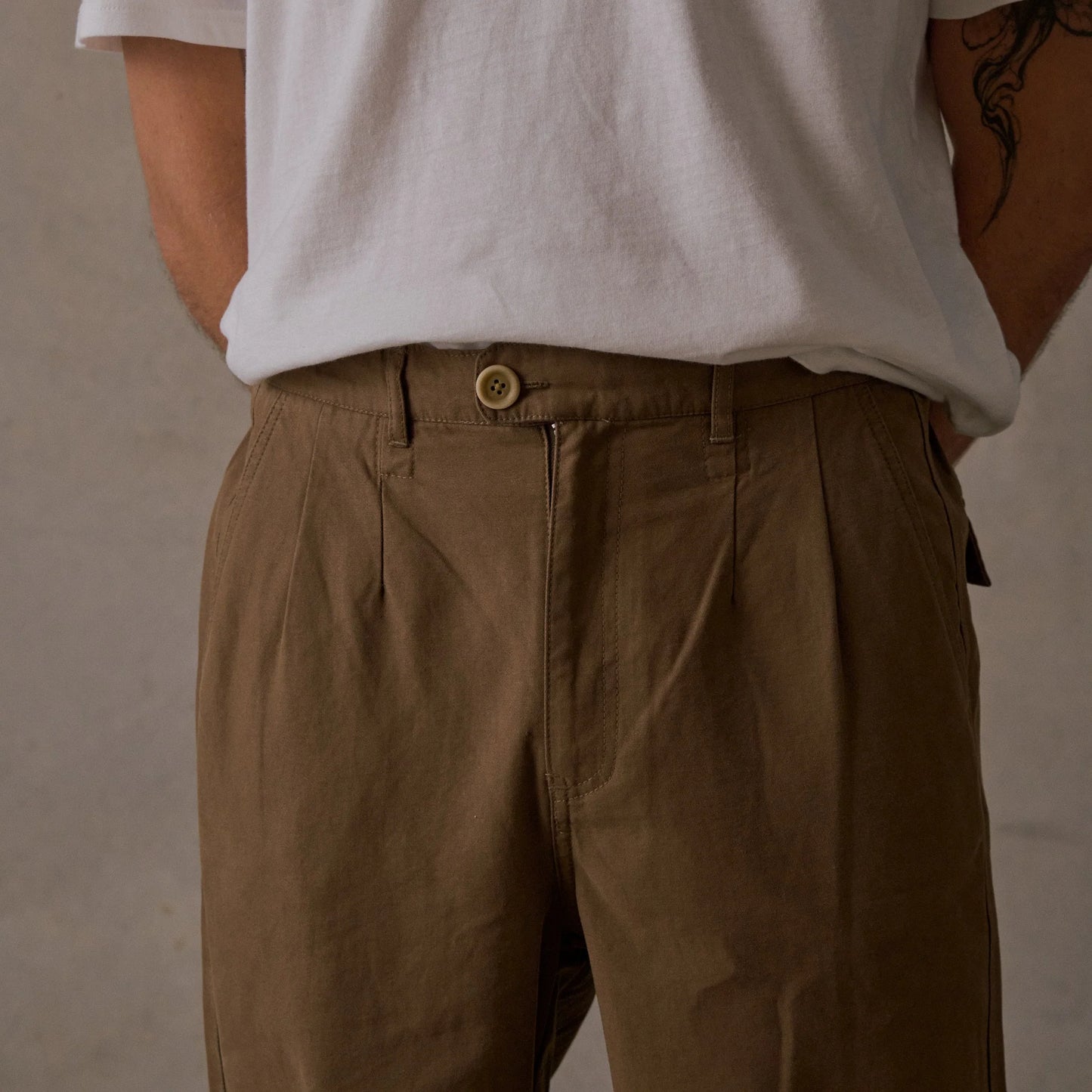 Mctavish Relaxed Twill Pant Brown