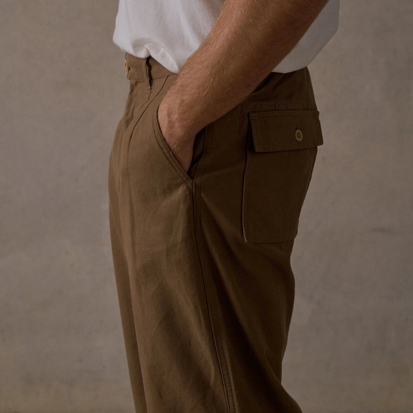 Mctavish Relaxed Twill Pant Brown