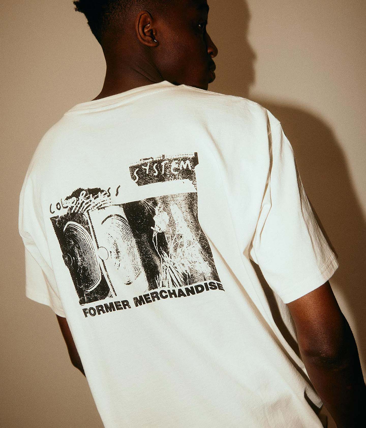 Former Flourish Crux Tee - Bone