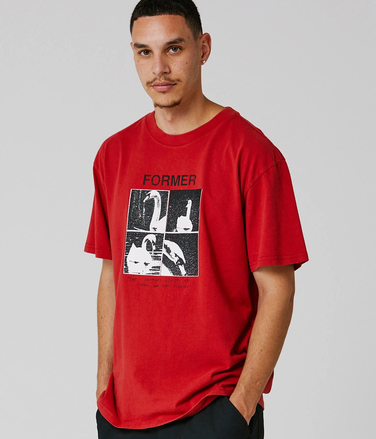 Former Cygnet Tee Washed Red