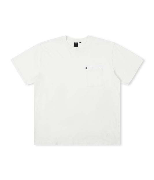 CA O/S Pocket Tee - Washed Bone