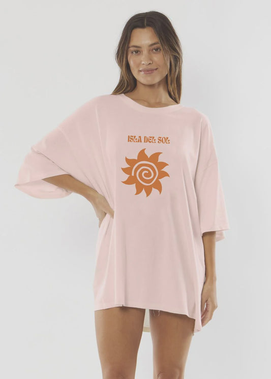 Sisstr Isla Boyfriend SS Knit Tee