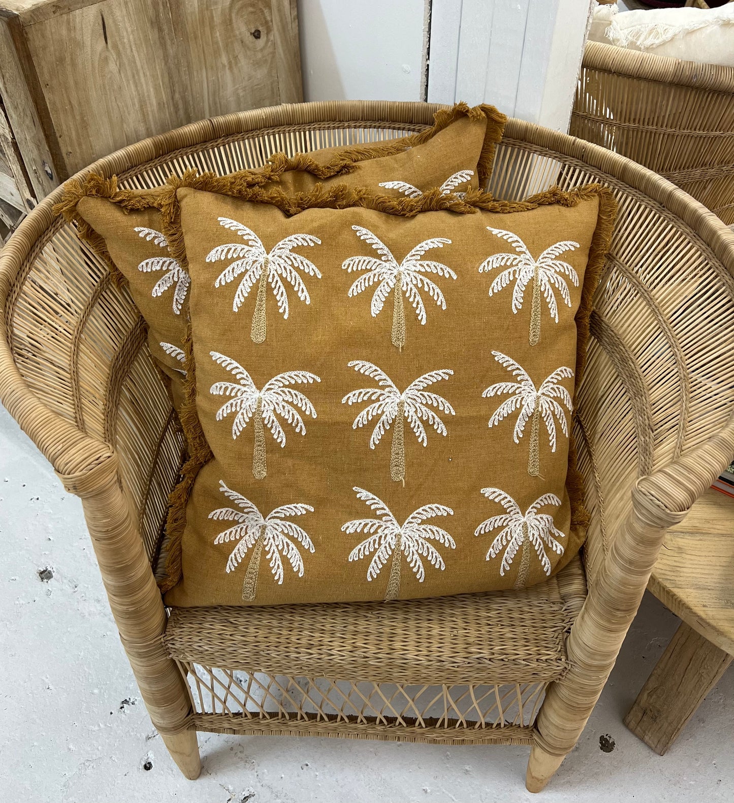 Sundy Mrnin Palm Cushion