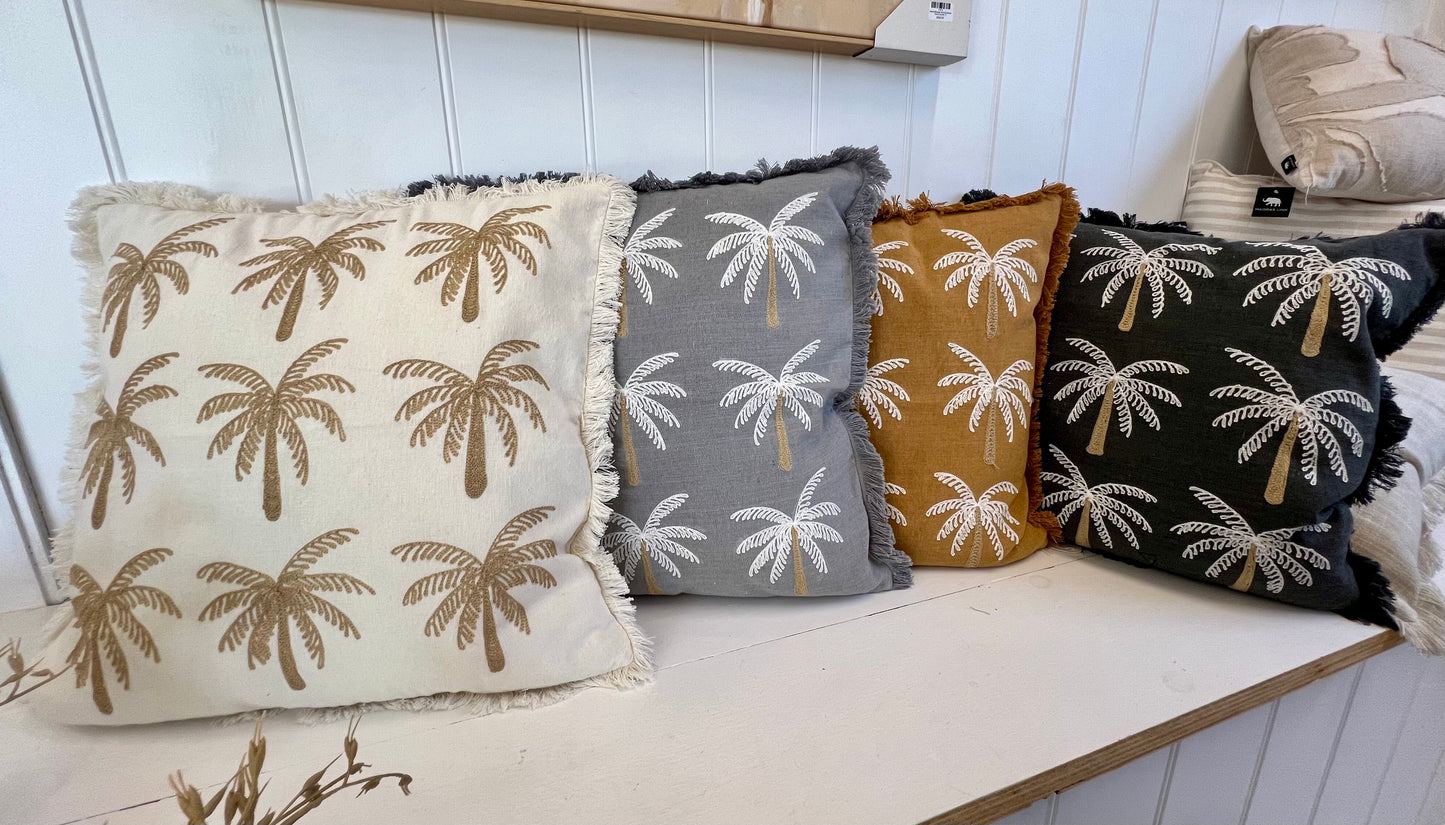 Sundy Mrnin Palm Cushion