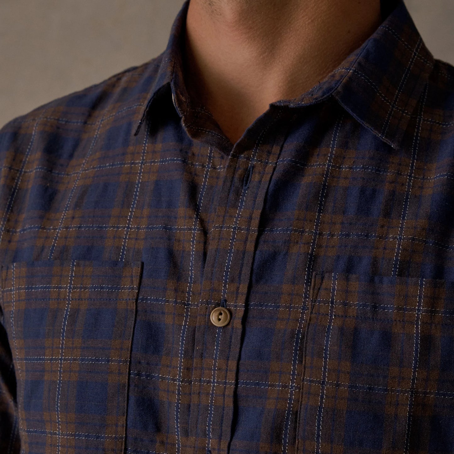 Mctavish Check LS Shirt Blue Multi