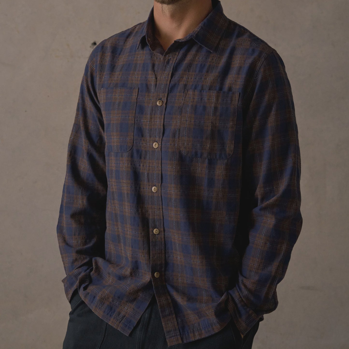 Mctavish Check LS Shirt Blue Multi