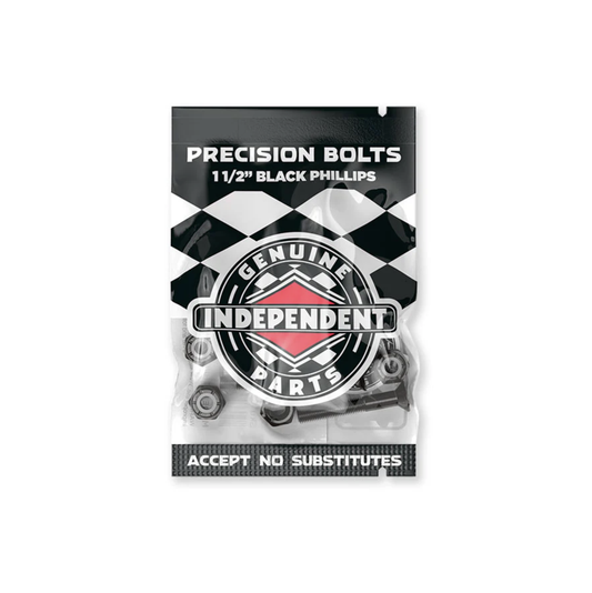Independent 1.5in Black Phillips Bolts