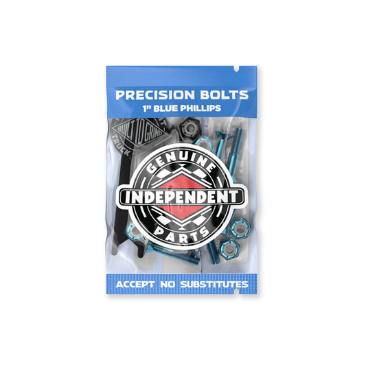 Independent 1in Blue/Black Phillips Bolts
