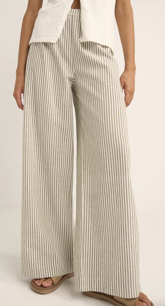 Rhythm Valley Stripe Wide Leg Pants