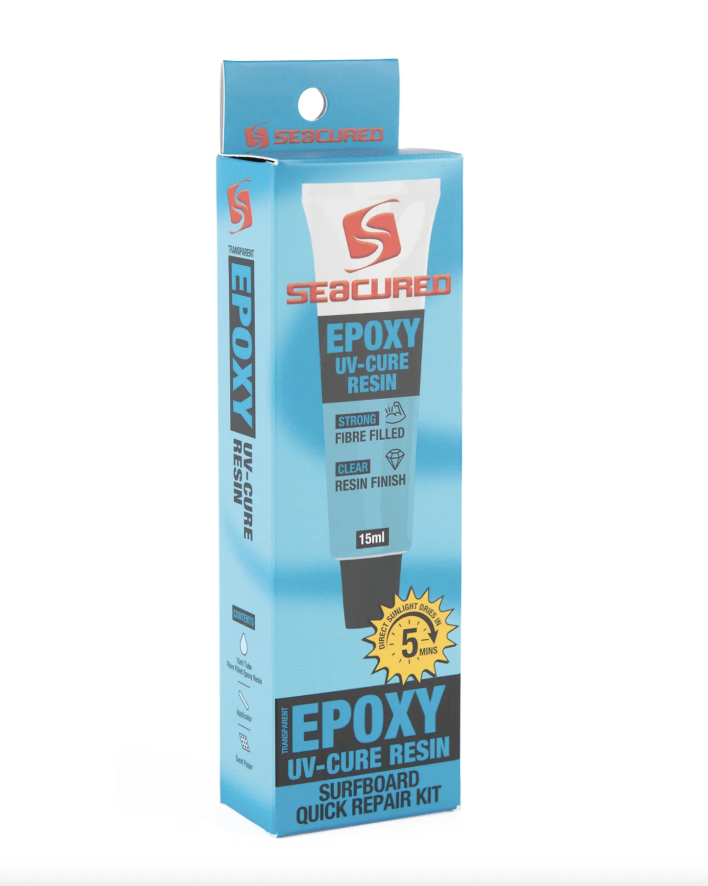Seacured Epoxy UV-Cure Resin Repair Kit