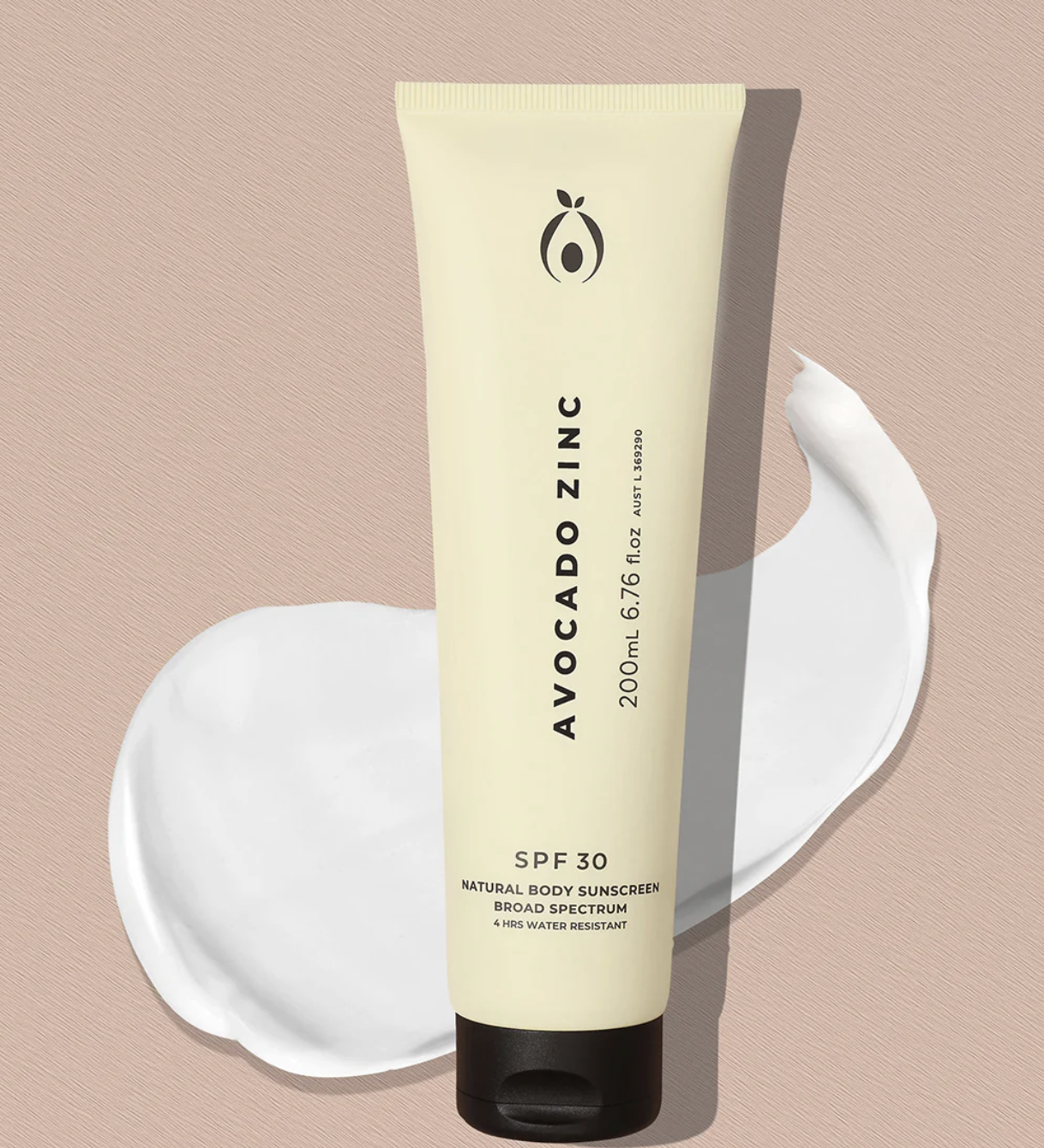 Avocado Zinc Nat Body Sunscreen