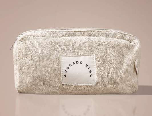 Avocado Zinc Terry Towelling Pouch