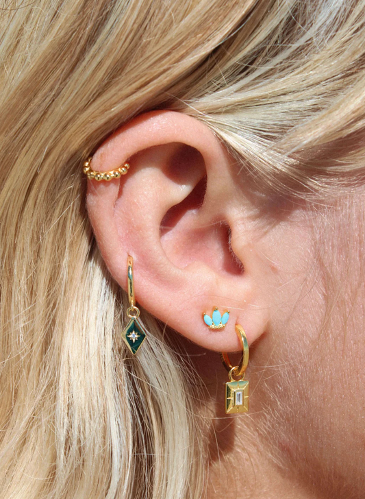 Malakai the Label Seychelles Hoops 18K Gold