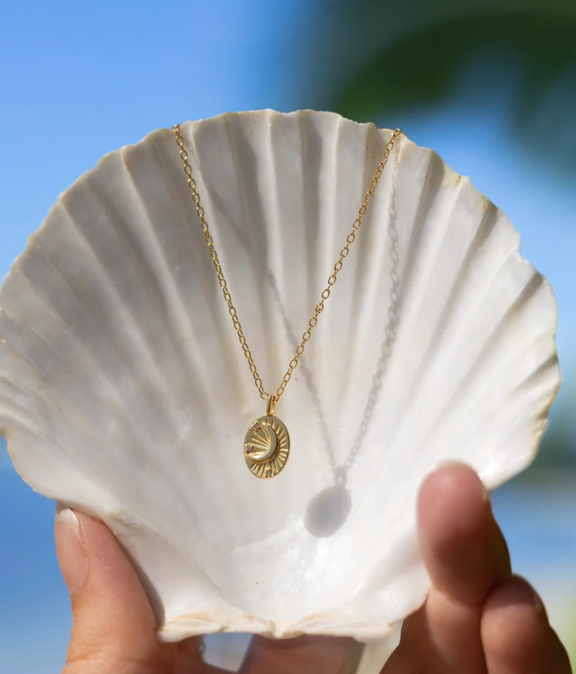 Malakai the Label Mahina Necklace 18K Gold