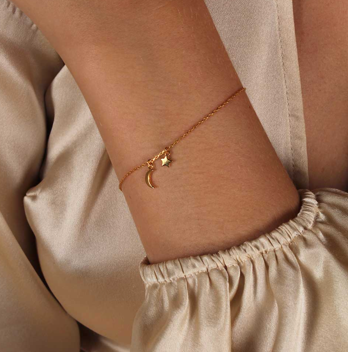 Linda Tahija Star & Moon Bracelet