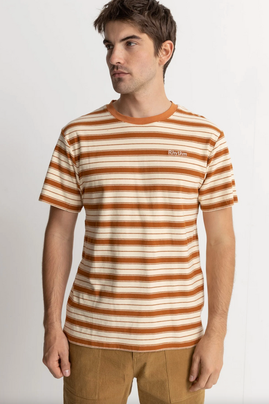 Rhythm Everyday Strip SS T-Shirt