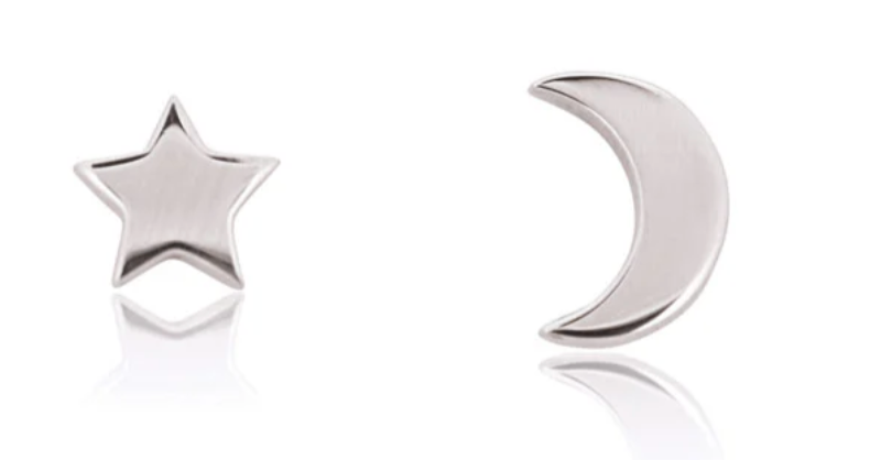 Linda Tahija Star & Moon Studs