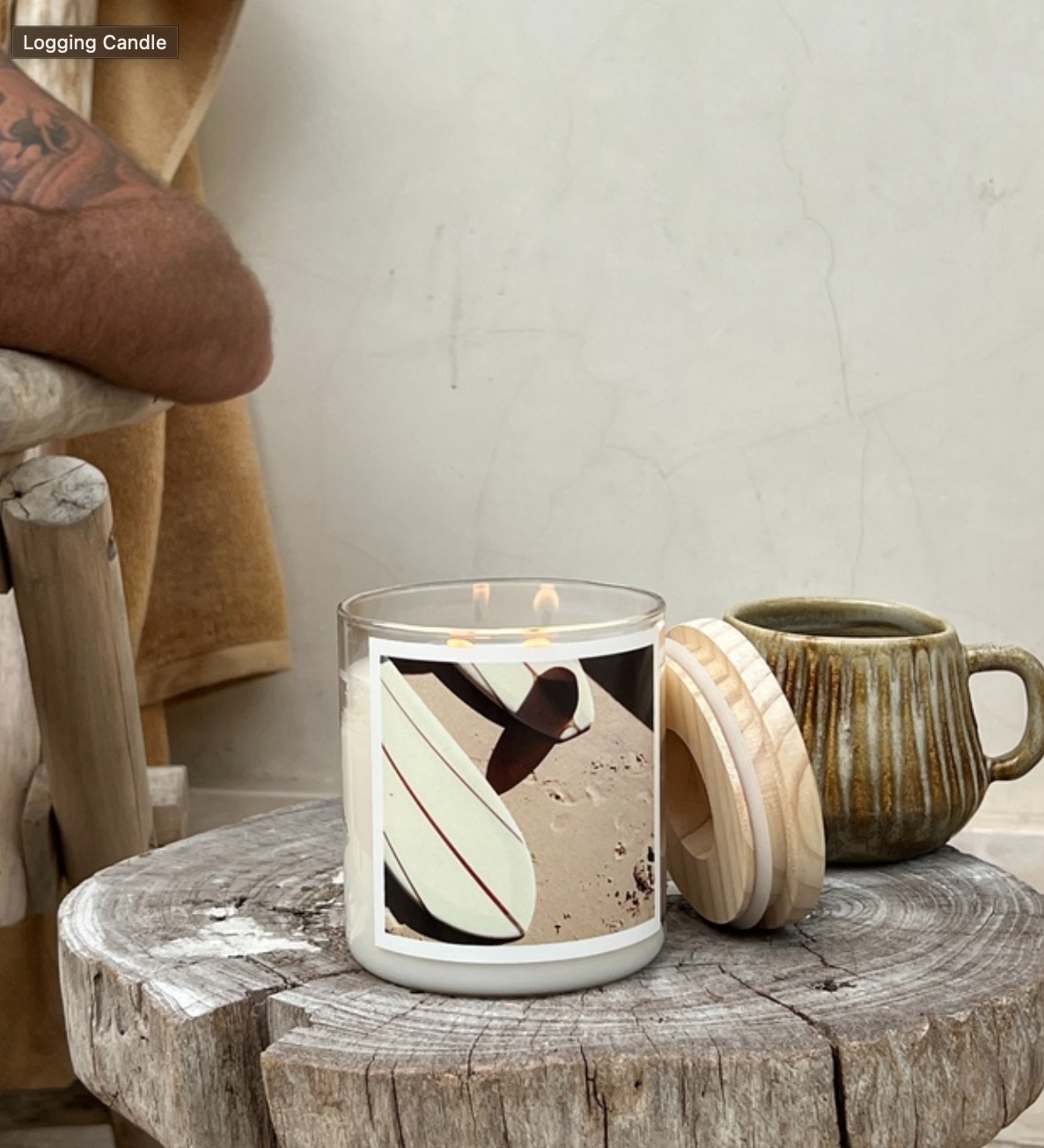 The Commonfolk Logging Candle