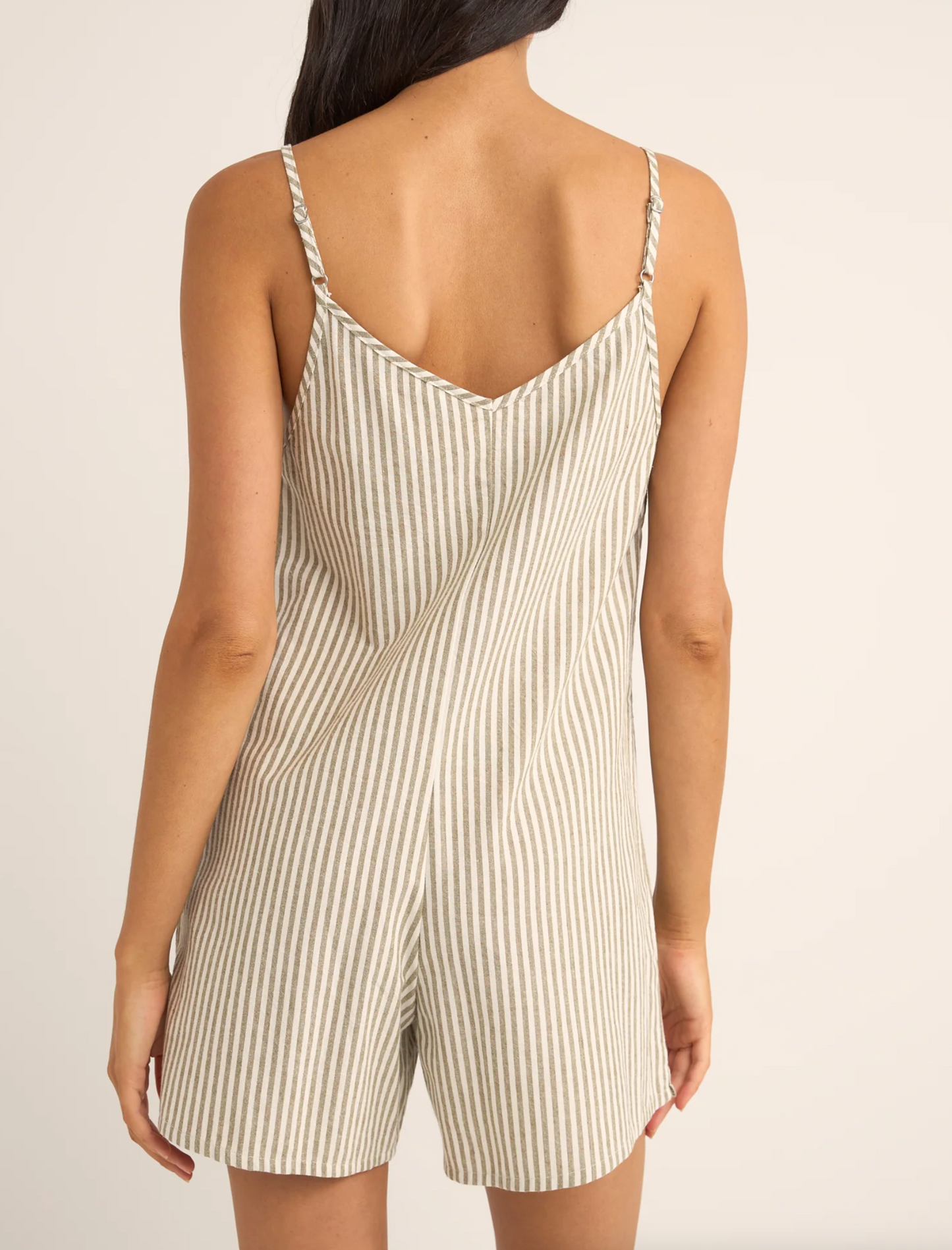 Rhythm Valley Stripe Adjustable Romper