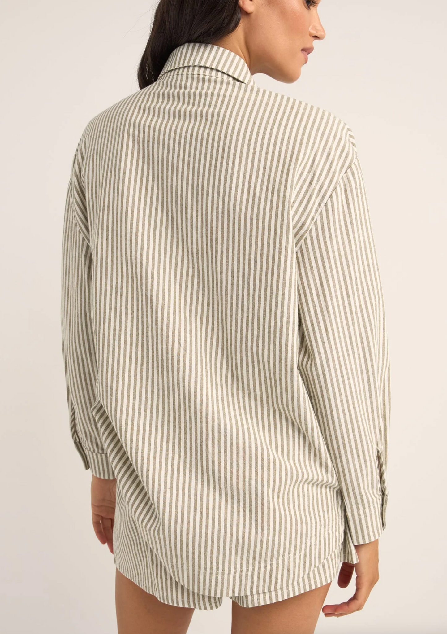 Rhythm Valley Stripe Oversized Shirt