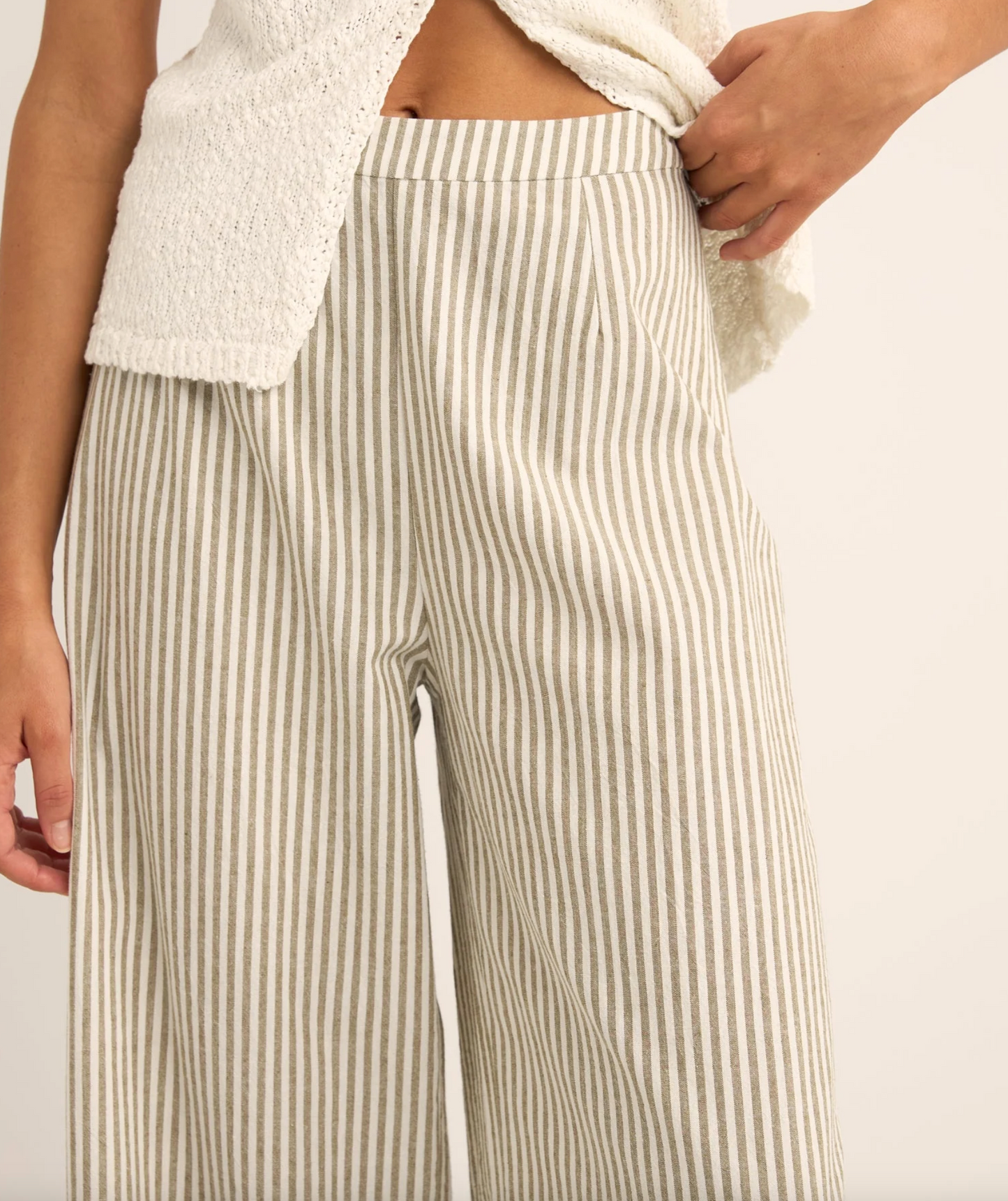 Rhythm Valley Stripe Wide Leg Pants