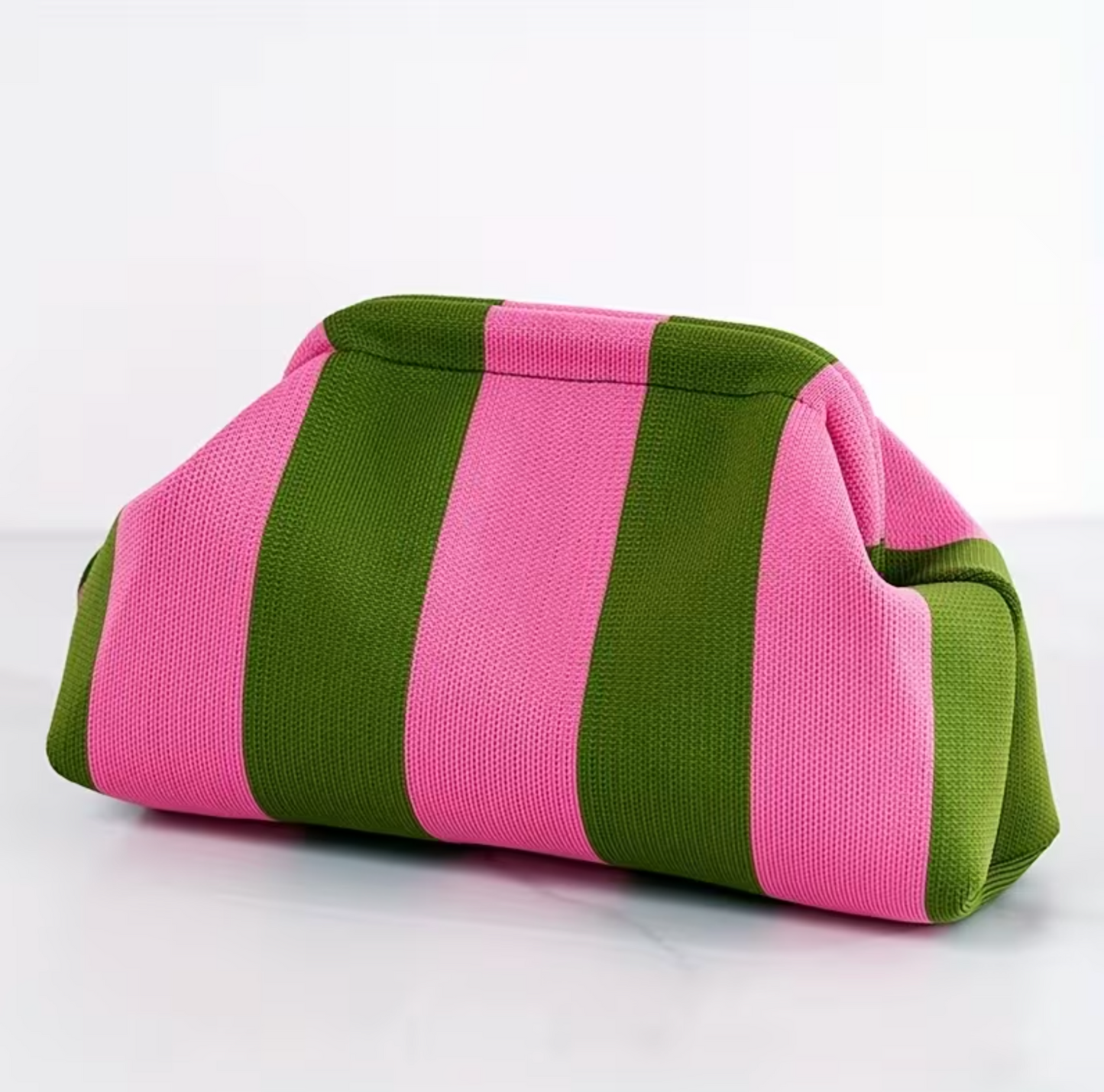 Sundy Mrnin Striped Clutch Bag