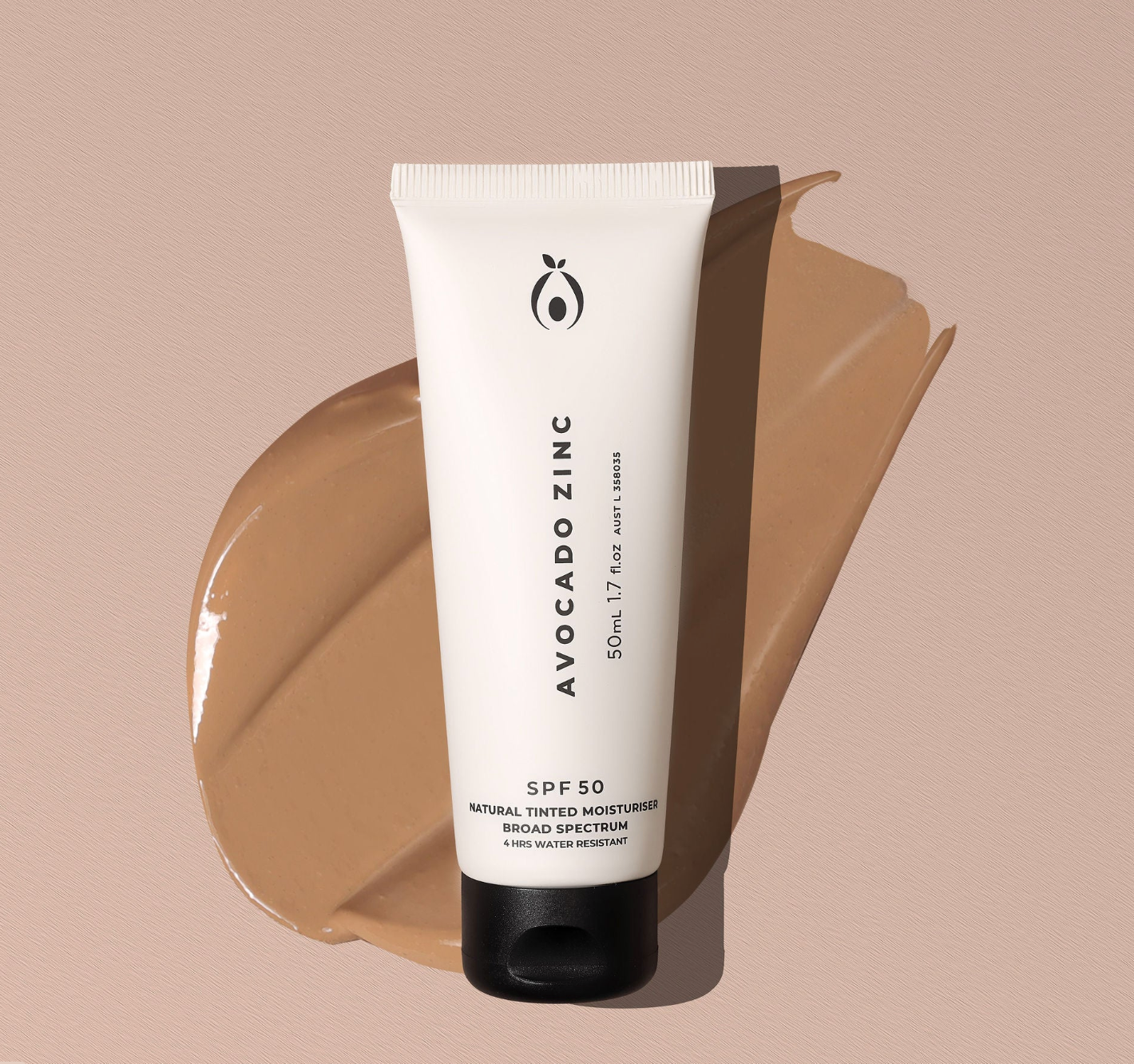 Avocado Zinc Tinted Moisturiser SPF50