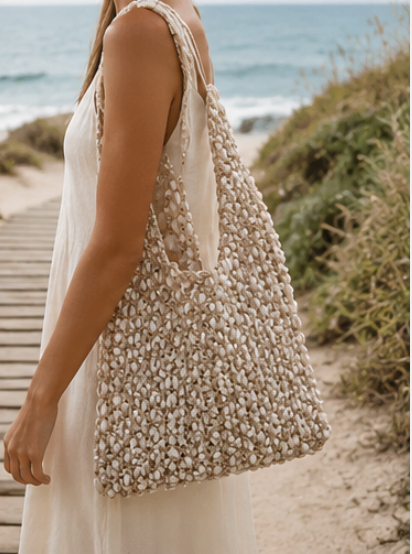 White Pearl Sea Hang Bag