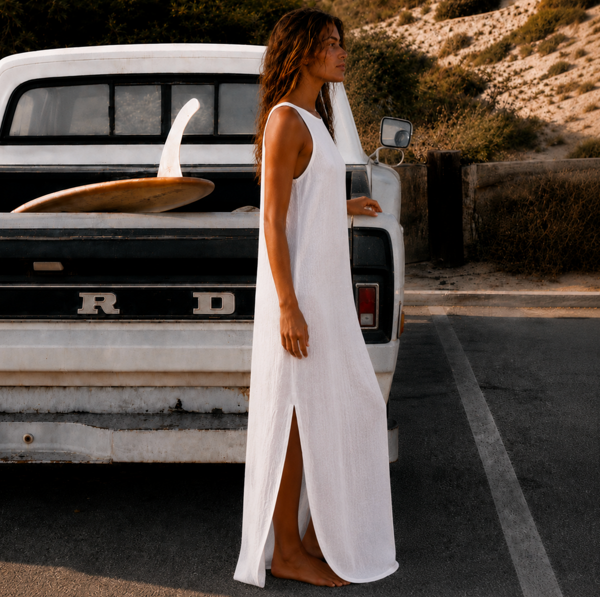 Sundy Mrnin Charlie Linen Dress