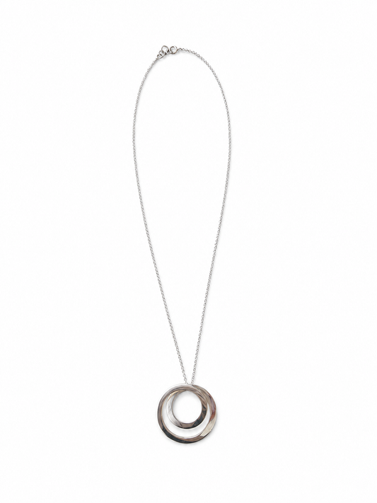 Two Circle Pendent Necklace