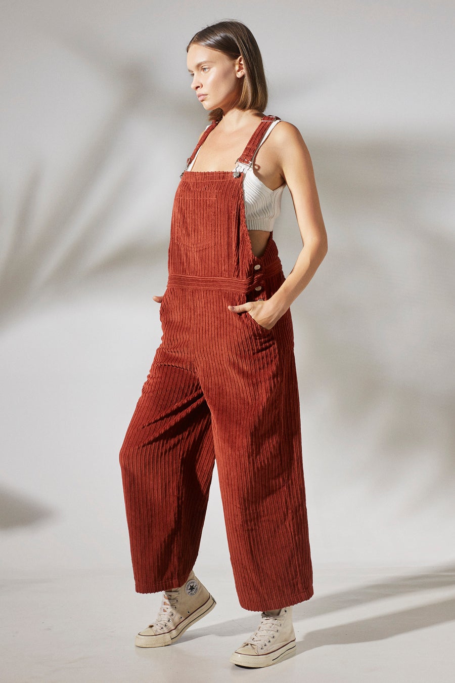 RUE shops STIIC Bintēji Worksuit Jumpsuit V2 - Maroon Red Sz XS NWT