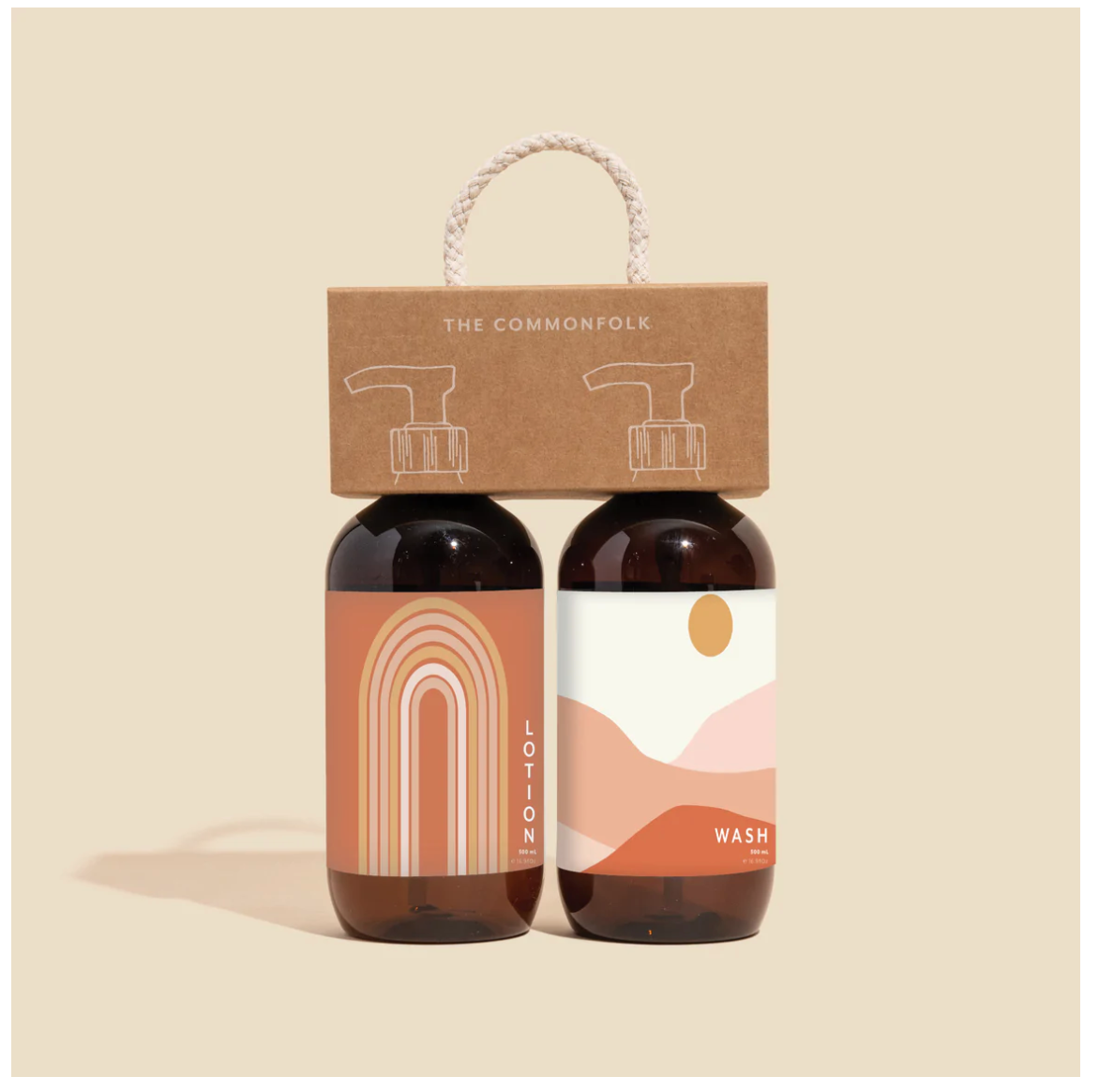 The Commonfolk Wash + Lotion Kit