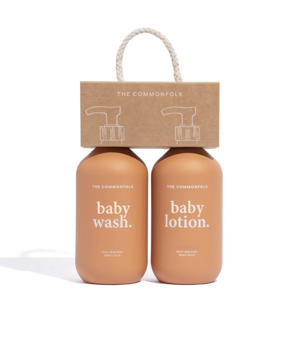 The Commonfolk Collective BABY Keep It Simple Wash + Lotion Kit