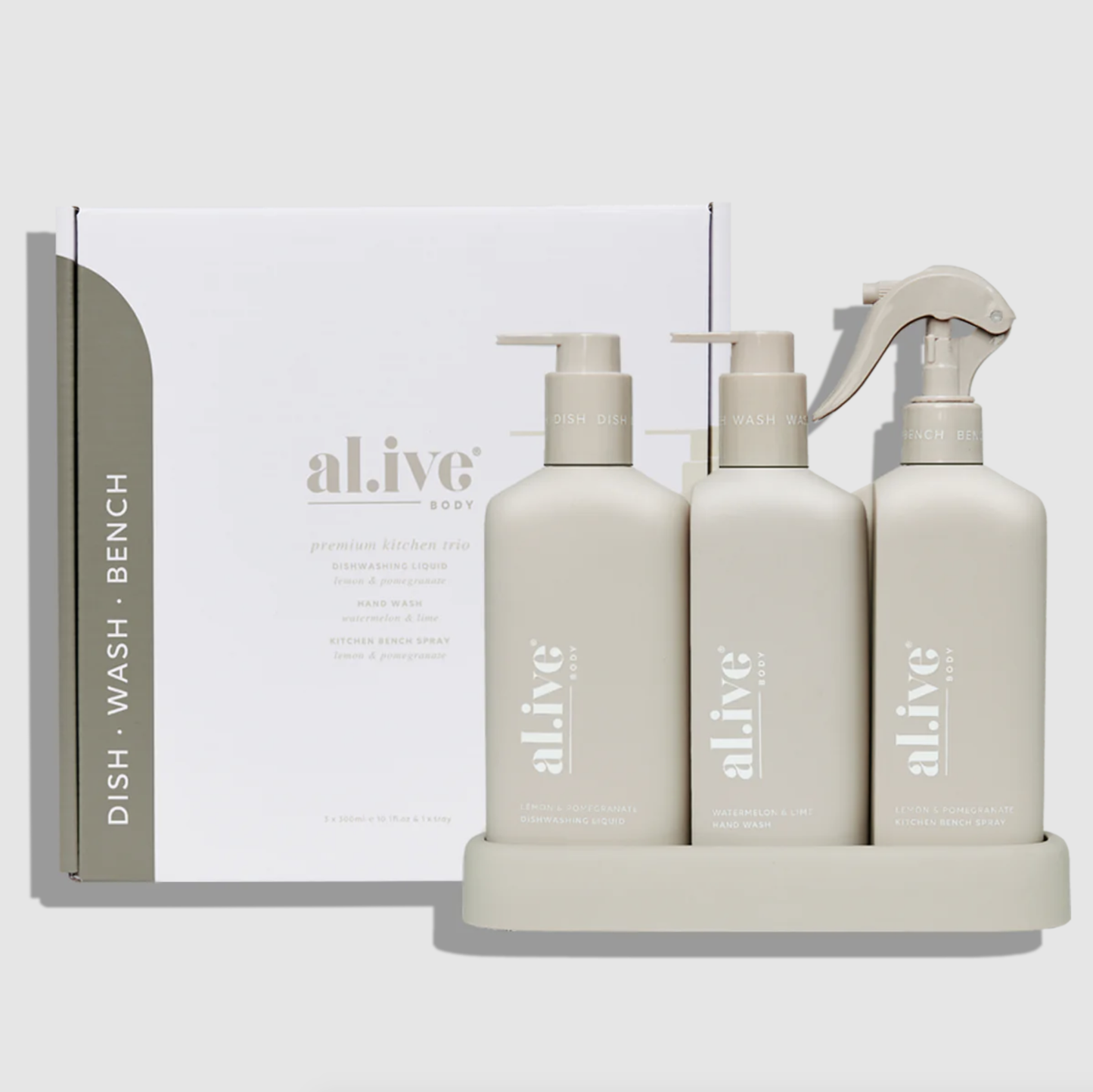 al.ive Dishwashing Liquid, Hand Wash, Bench Spray