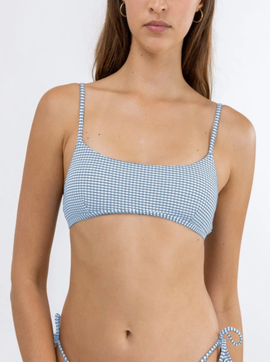 Rhythm Maisy Check Crop Top