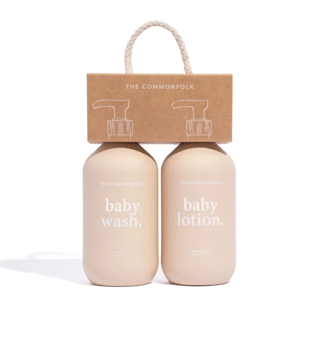 The Commonfolk Collective BABY Keep It Simple Wash + Lotion Kit