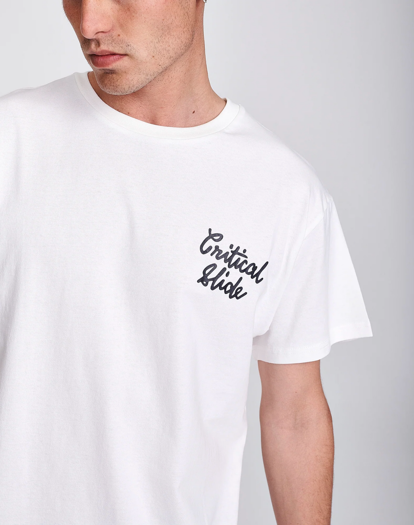 Critical Slide Socitey Script Tee