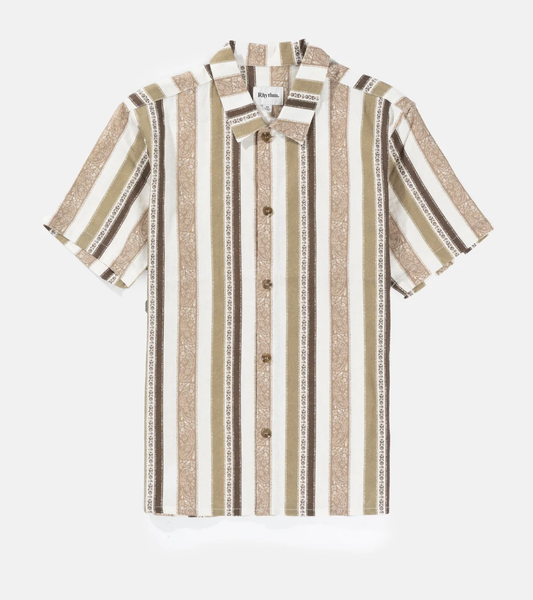 Rhythm Paisley Stripe SS Shirt